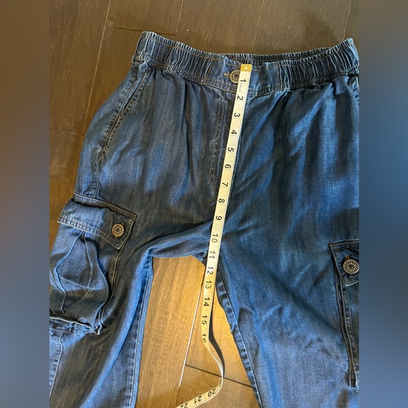 Ramy Brook Huc Chambray Cargo Joggers Size Small - Picture 14 of 15